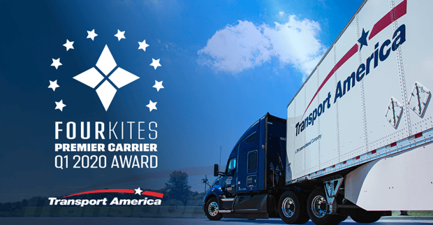 Transport America Wins Four Kites Premier Carrier Award